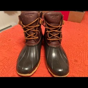 Sperry Saltwater Leather Duck Boots